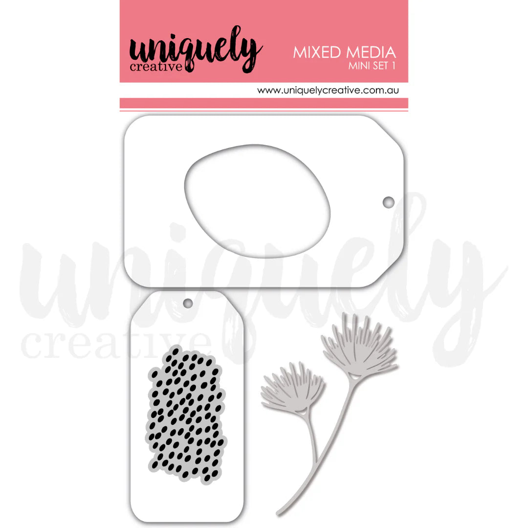 MIXED MEDIA MINI SET #1 - UNIQUELY CREATIVE