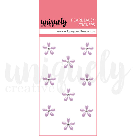 PEARL DAISY STICKER PACK BY UNIQUELY CREATIVE - PURPLE