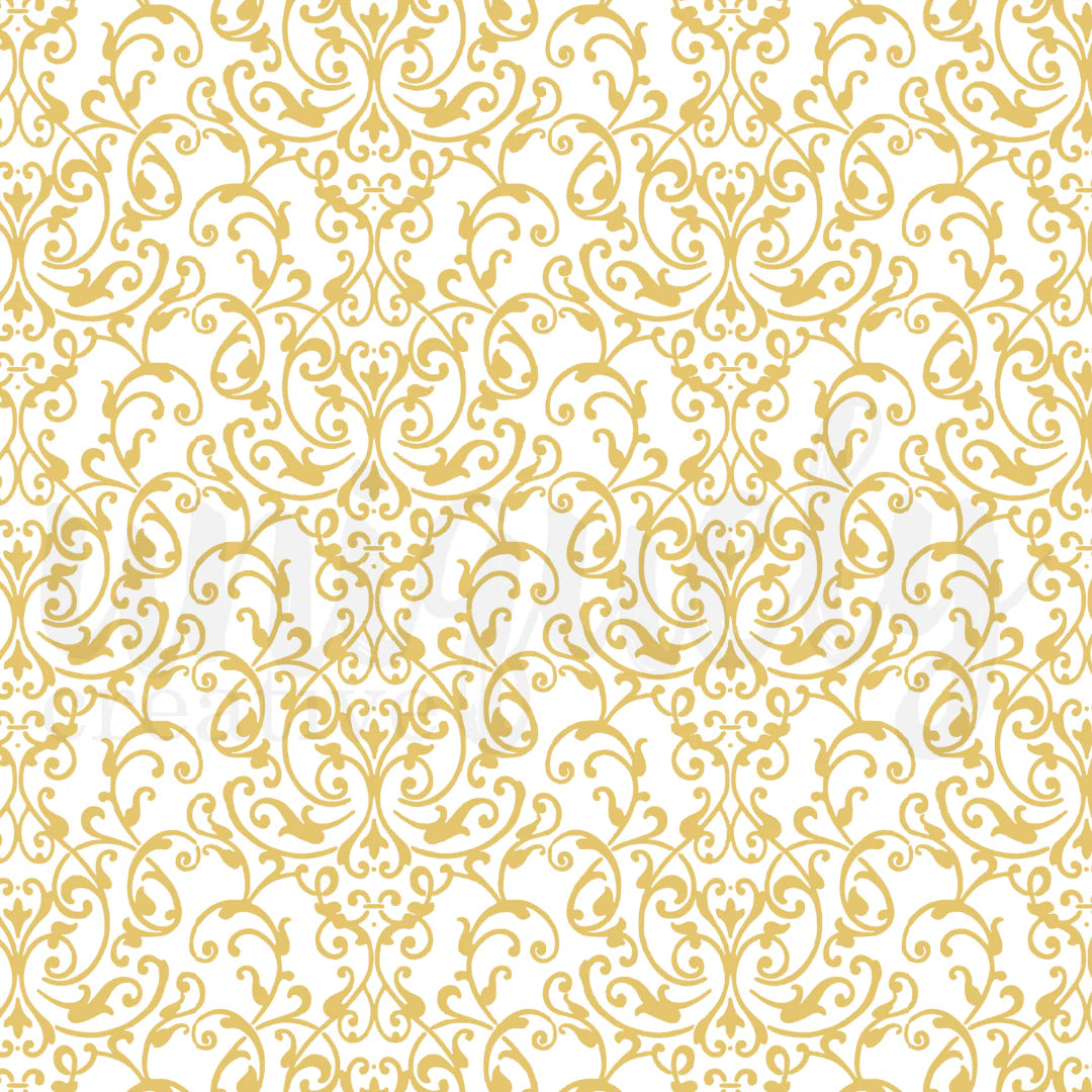 DAMASK FOIL ACETATE - BY UNIQUELY CREATIVE