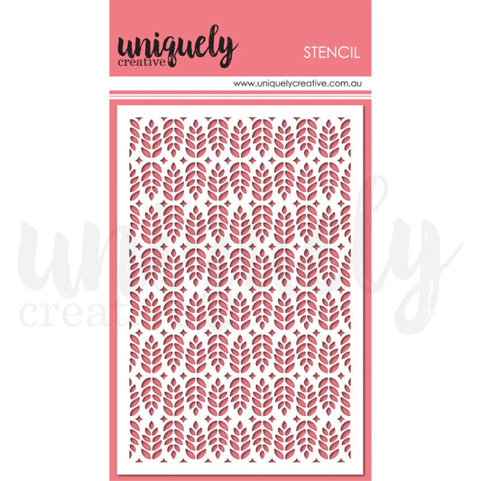 FESTIVE TIDINGS STENCIL BY UNIQUELY CREATIVE