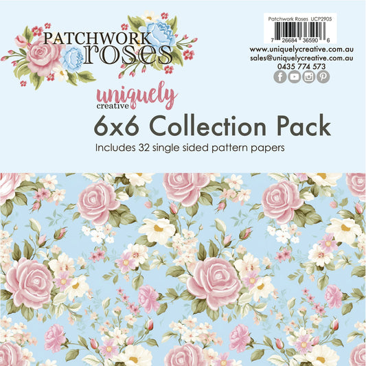 PATCHWORK ROSES 6" x 6" COLLECTION PACK
