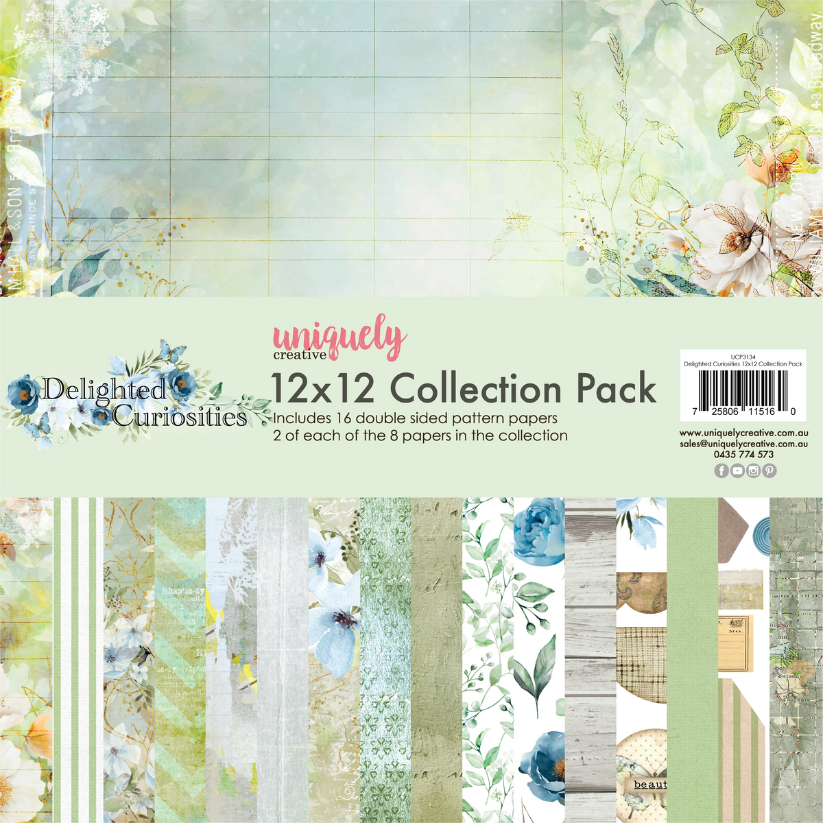 DELIGHTED CURIOSITIES 12" x 12" COLLECTION PACK
