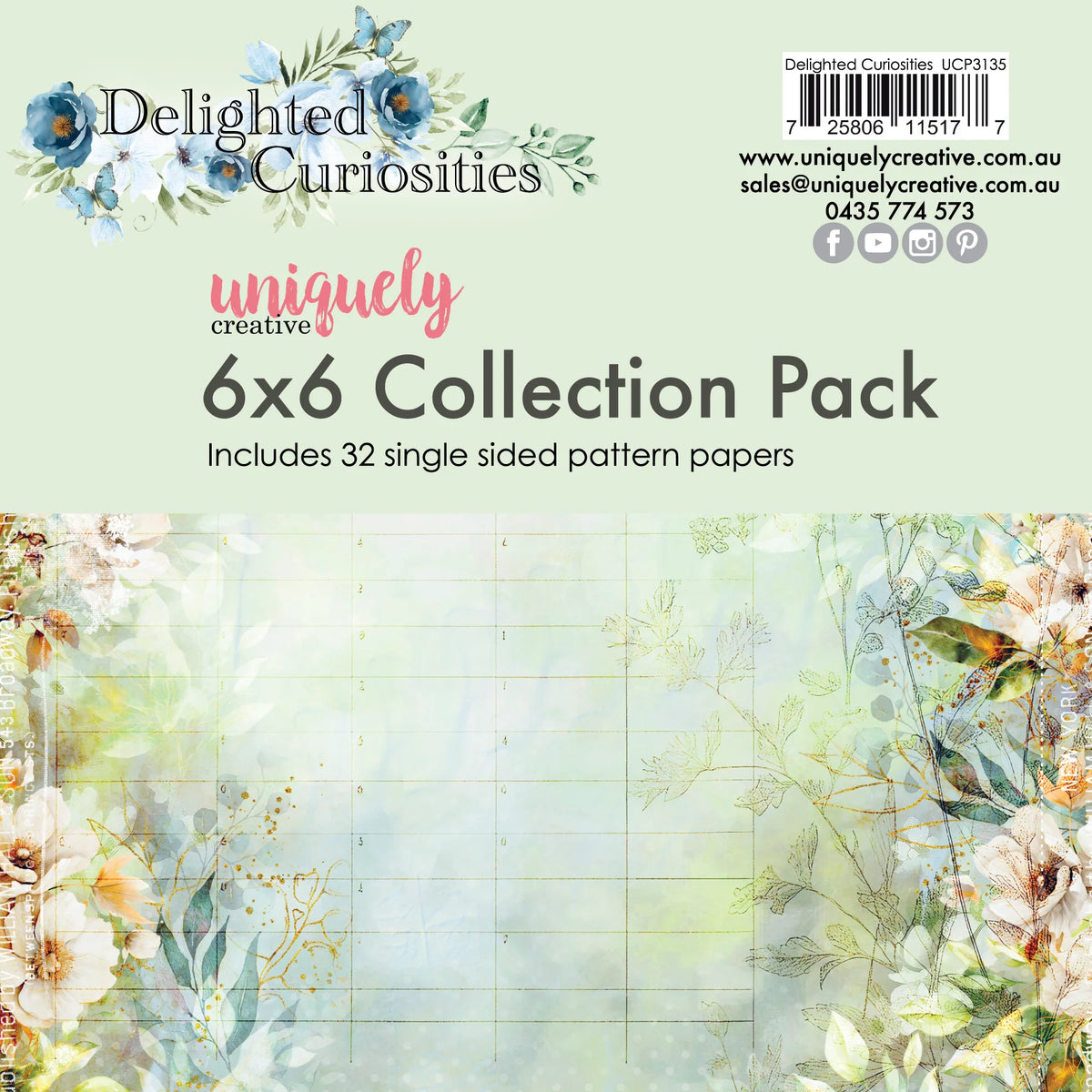 DELIGHTED CURIOSITIES 6" x 6" COLLECTION PACK