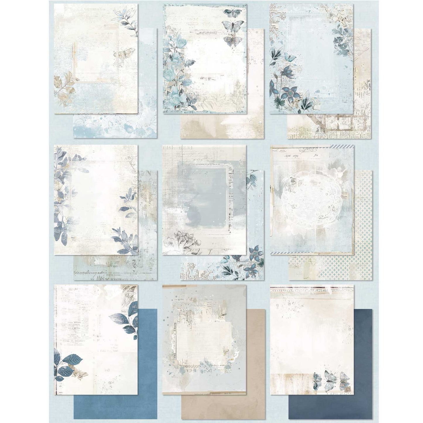 VINTAGE ARTISTRY SERENITY 6" X 8" MINI PAPER COLLECTION - 49 AND MARKET