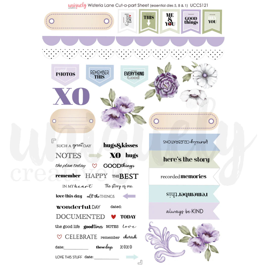 WISTERIA LANE CARDMAKING/SCRAPBOOKING PRODUCTS PACK