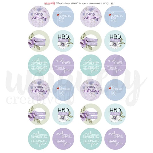 WISTERIA LANE MINI CUT-A-PART SHEET