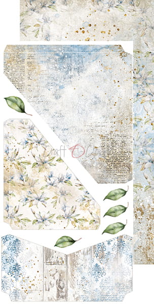VINTAGE SKY ALBUM/JOURNAL EXTRAS SET BY CRAFT O'CLOCK