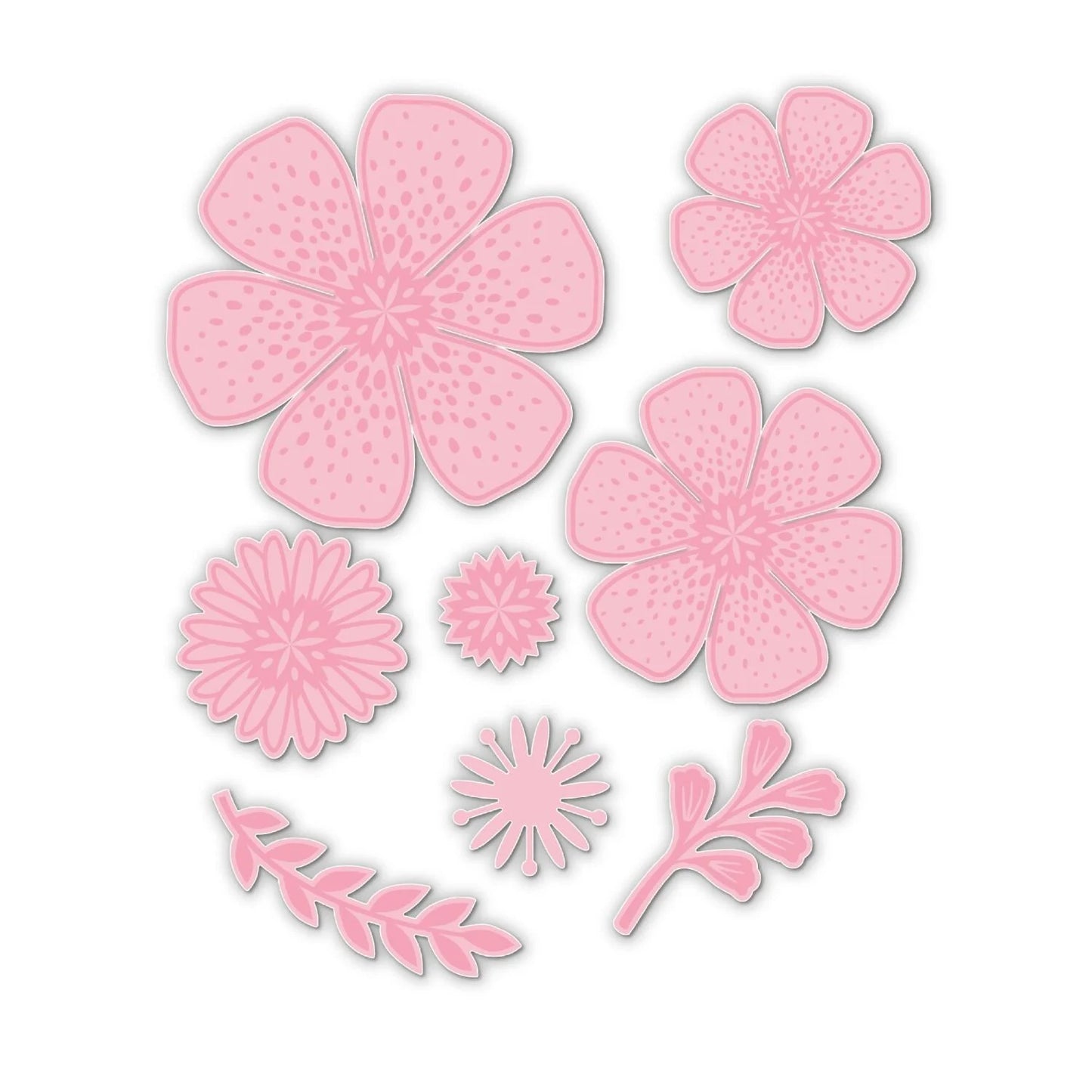CHLOES CREATIVE CARDS 3D EMBOSSING FOLDER, STAMP AND METAL DIE SET - FLOWER BOUQUET