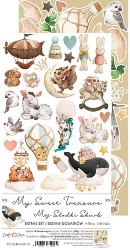 MY SWEET TREASURE EXTRAS SET - BY CRAFT O'CLOCK