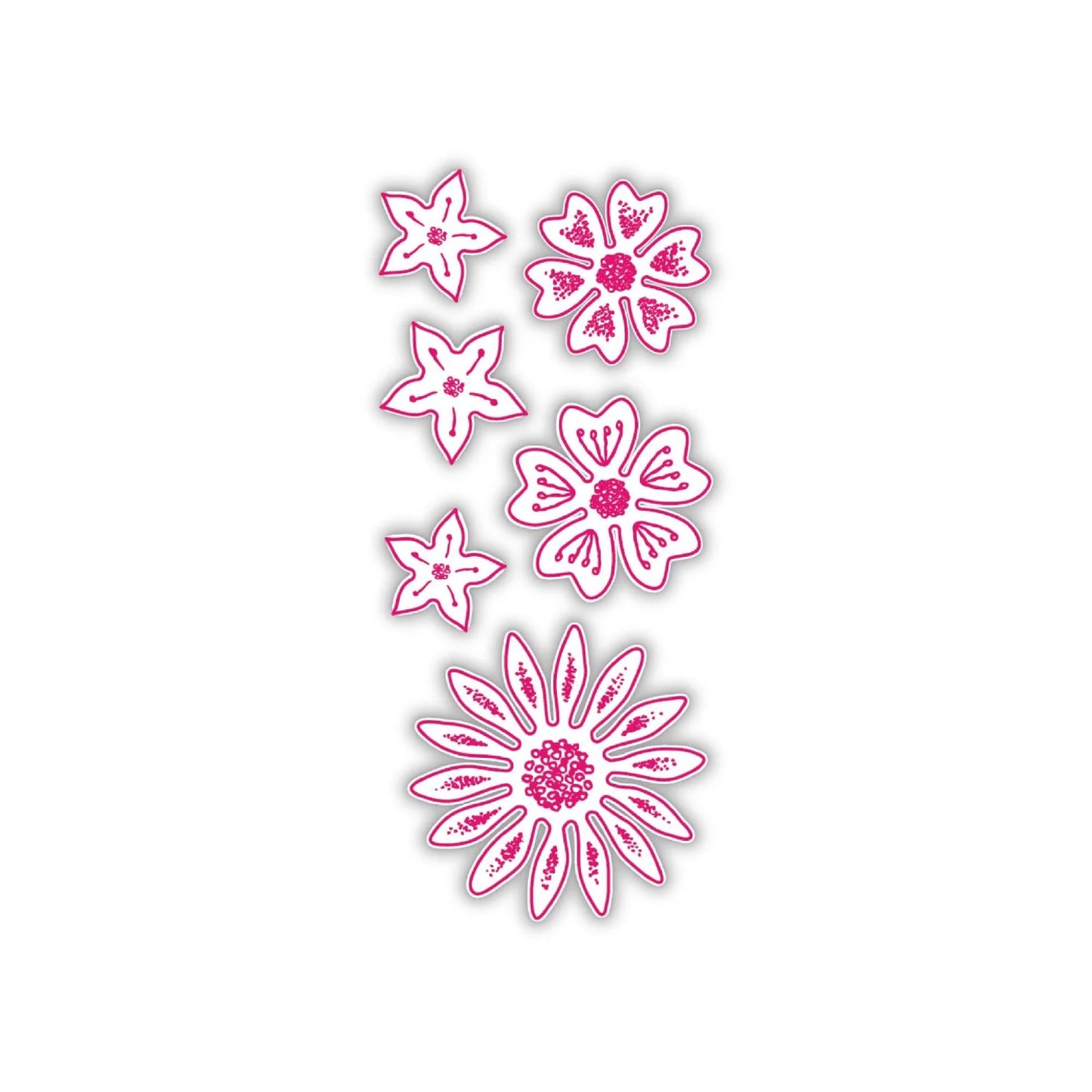 CHLOES CREATIVE CARDS DIE & STAMP SET - DAISY ELEMENTS