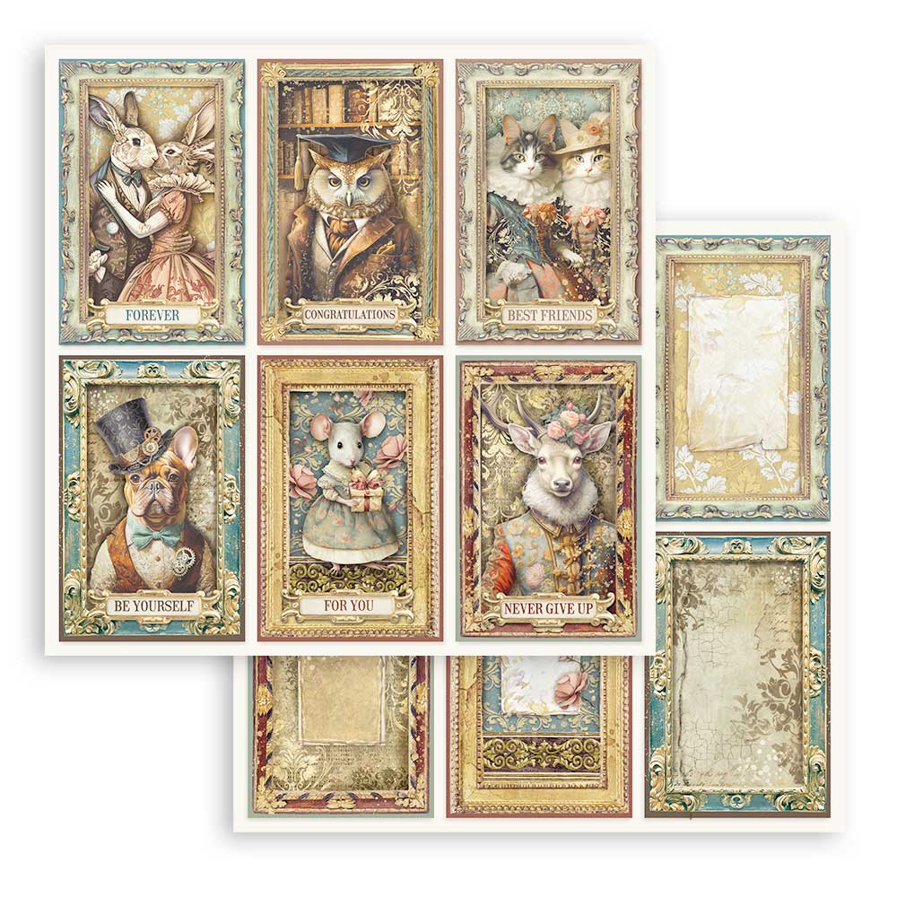 STAMPERIA DOUBLE SIDED 10 PAGE 12" X 12" PAPER PAD - ALTEREGO