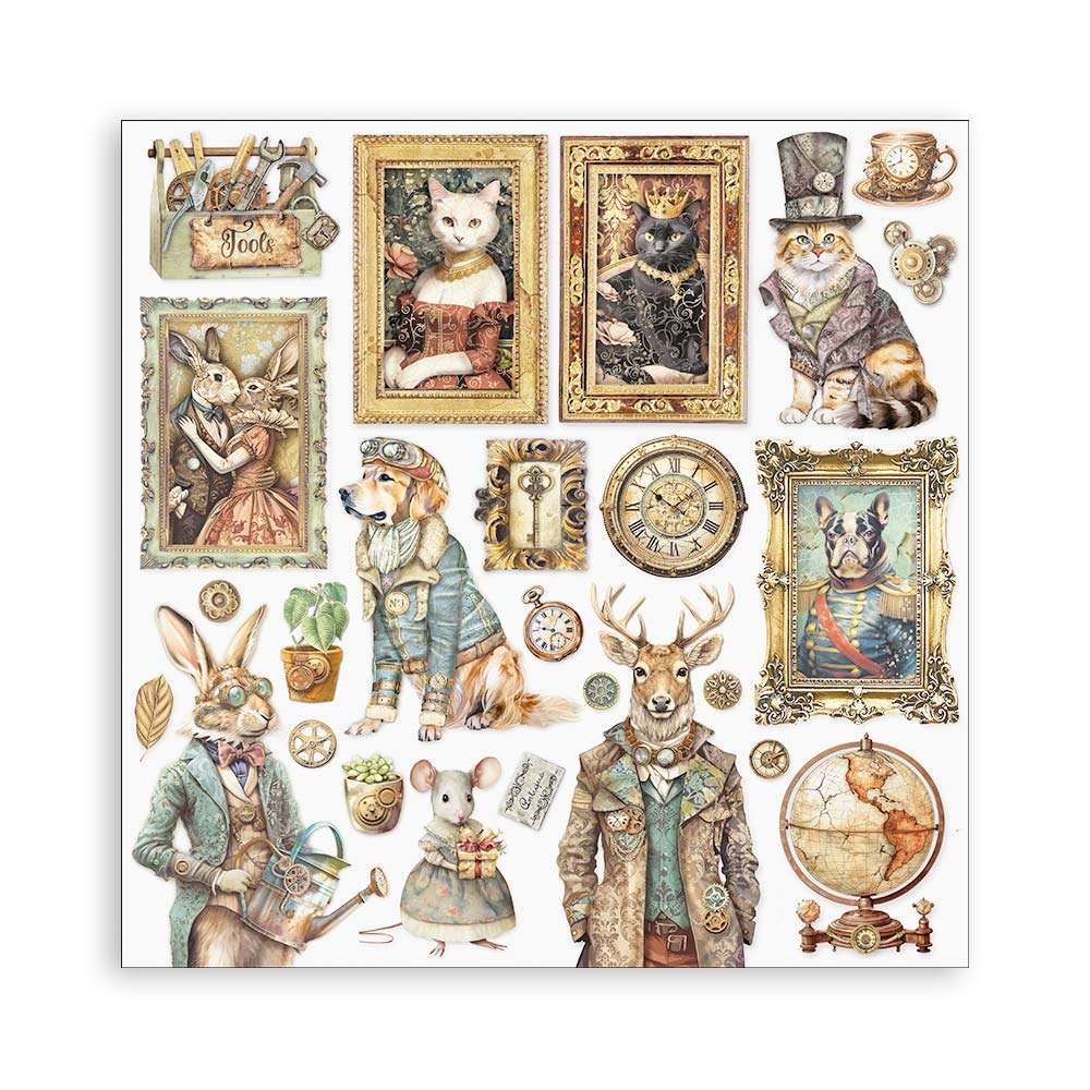 STAMPERIA DOUBLE SIDED 10 PAGE 12" X 12" PAPER PAD - ALTEREGO