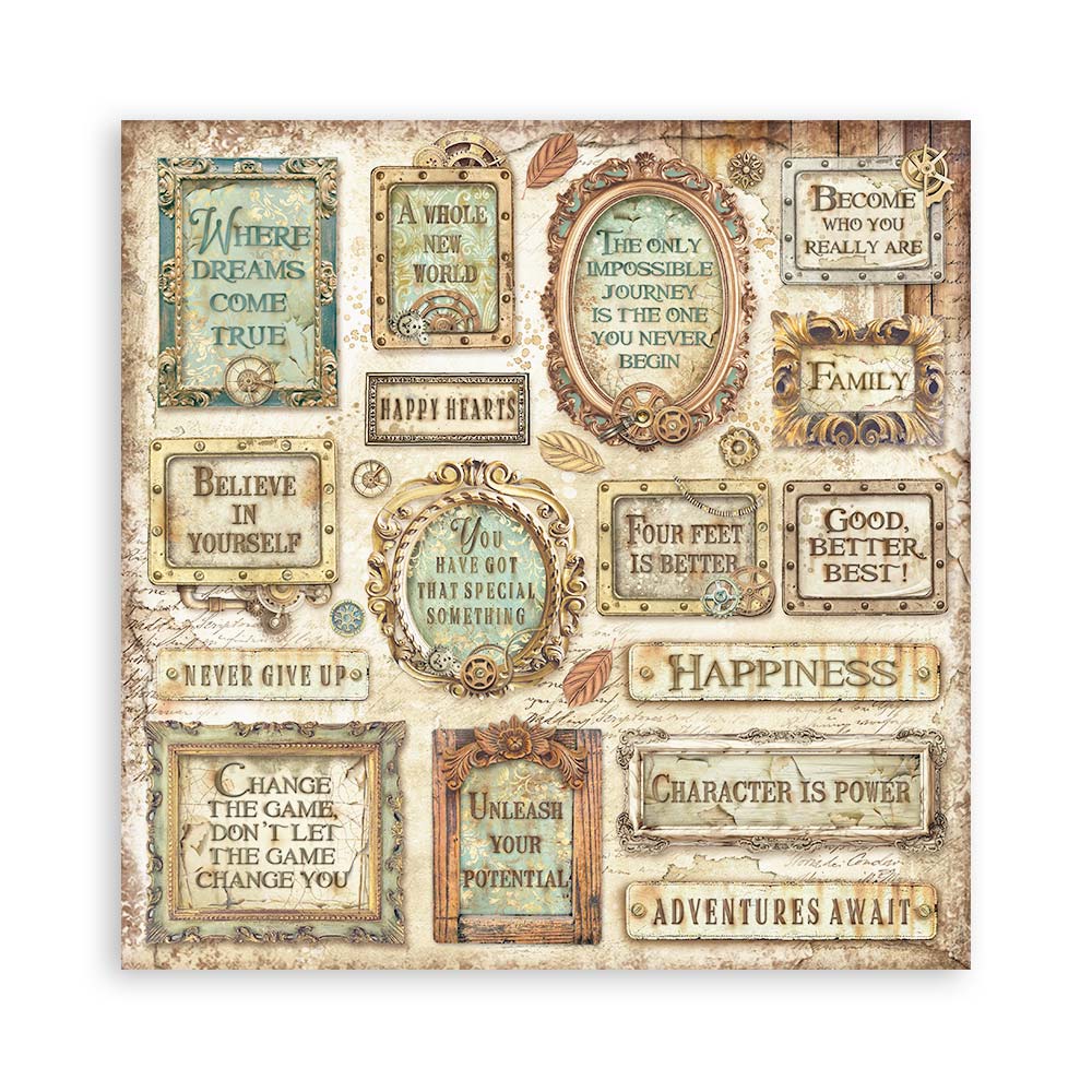 STAMPERIA DOUBLE SIDED 10 PAGE 12" X 12" PAPER PAD - ALTEREGO