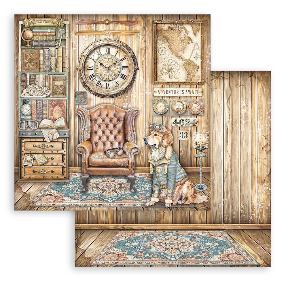STAMPERIA DOUBLE SIDED 10 PAGE 12" X 12" PAPER PAD - ALTEREGO