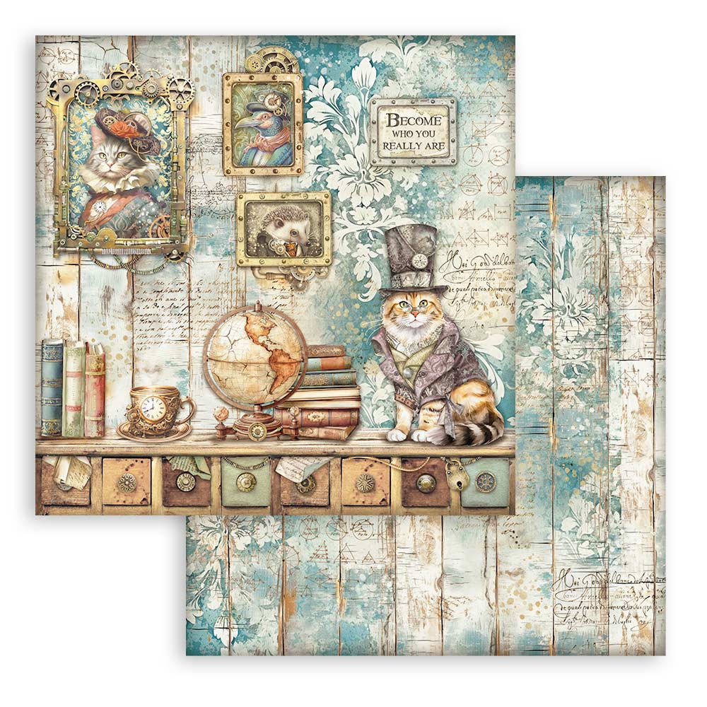 STAMPERIA DOUBLE SIDED 10 PAGE 12" X 12" PAPER PAD - ALTEREGO