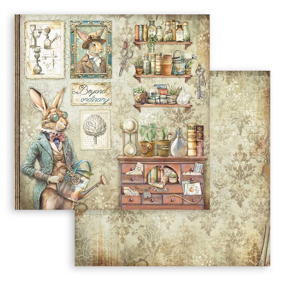 STAMPERIA DOUBLE SIDED 10 PAGE 12" X 12" PAPER PAD - ALTEREGO