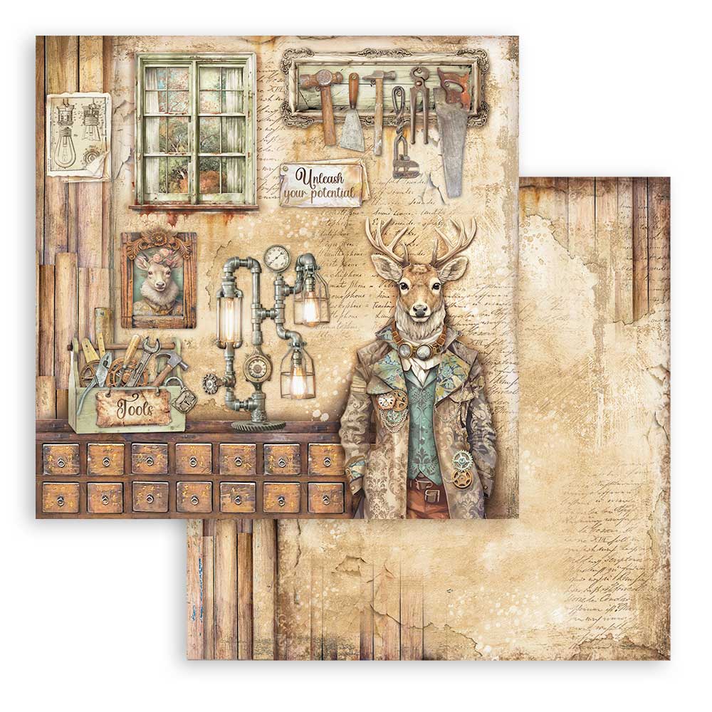 STAMPERIA DOUBLE SIDED 10 PAGE 12" X 12" PAPER PAD - ALTEREGO