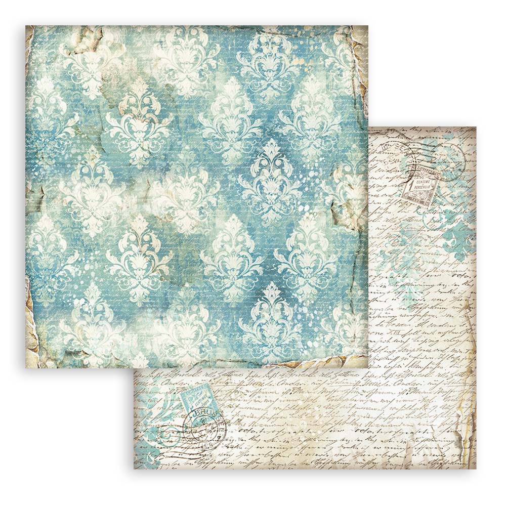 STAMPERIA DOUBLE SIDED 10 PAGE 12" X 12" PAPER PAD - MAXI BACKGROUNDS ALTEREGO