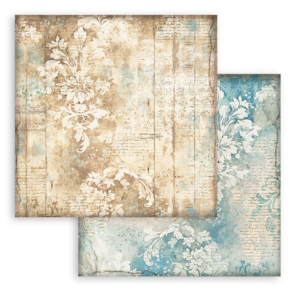 STAMPERIA DOUBLE SIDED 10 PAGE 12" X 12" PAPER PAD - MAXI BACKGROUNDS ALTEREGO