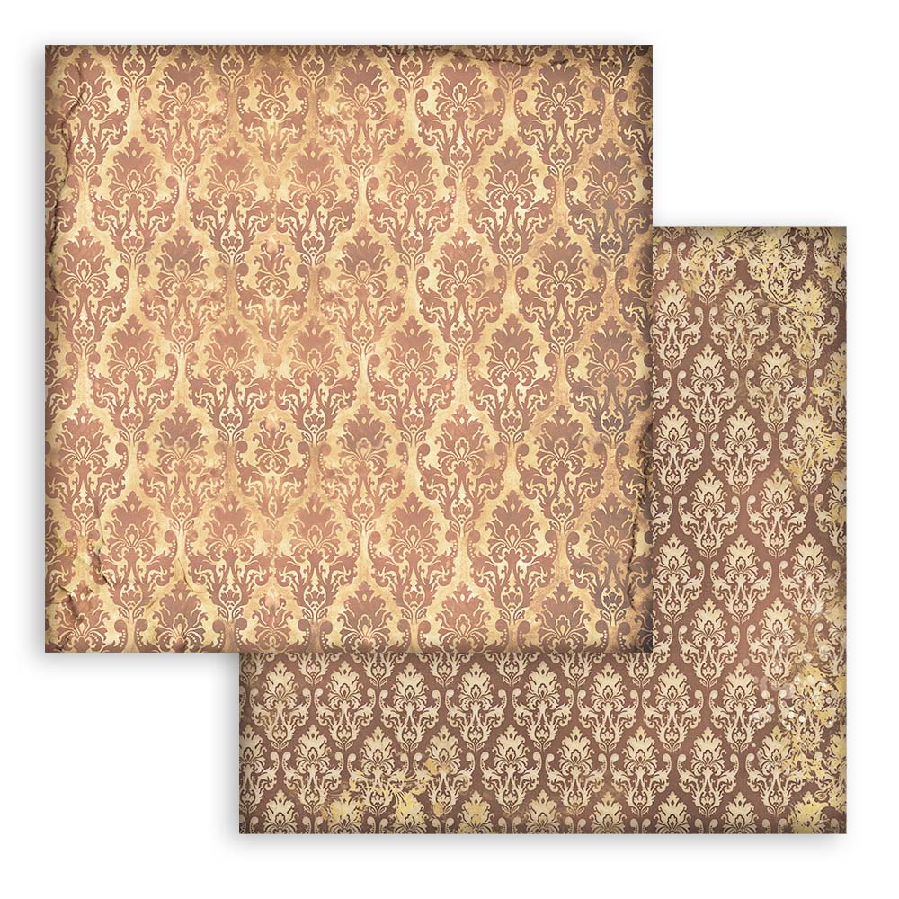 STAMPERIA DOUBLE SIDED 10 PAGE 12" X 12" PAPER PAD - MAXI BACKGROUNDS ALTEREGO
