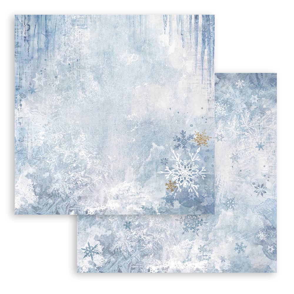 STAMPERIA DOUBLE SIDED 10 PAGE 12" X 12" PAPER PAD - DEWDROPS