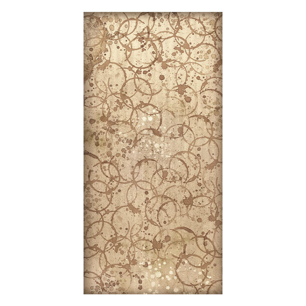 STAMPERIA DOUBLE SIDED 10 PAGE 12" X 6" COLLECTABLES PAD - COFFEE AND CHOCOLATE