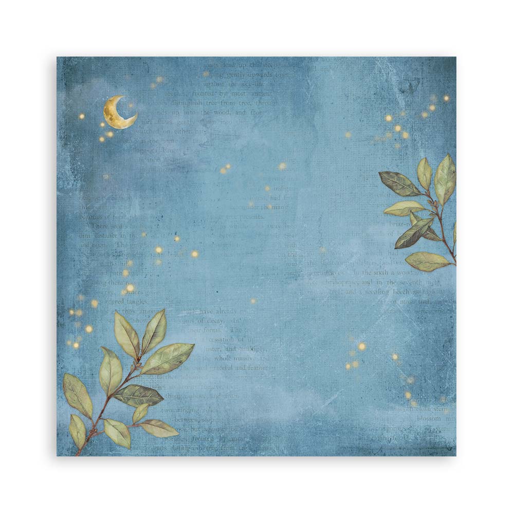 STAMPERIA SINGLE SIDED 22 PAGE 12" X 12" MAXI PAPER PAD - HIDDEN GROVE