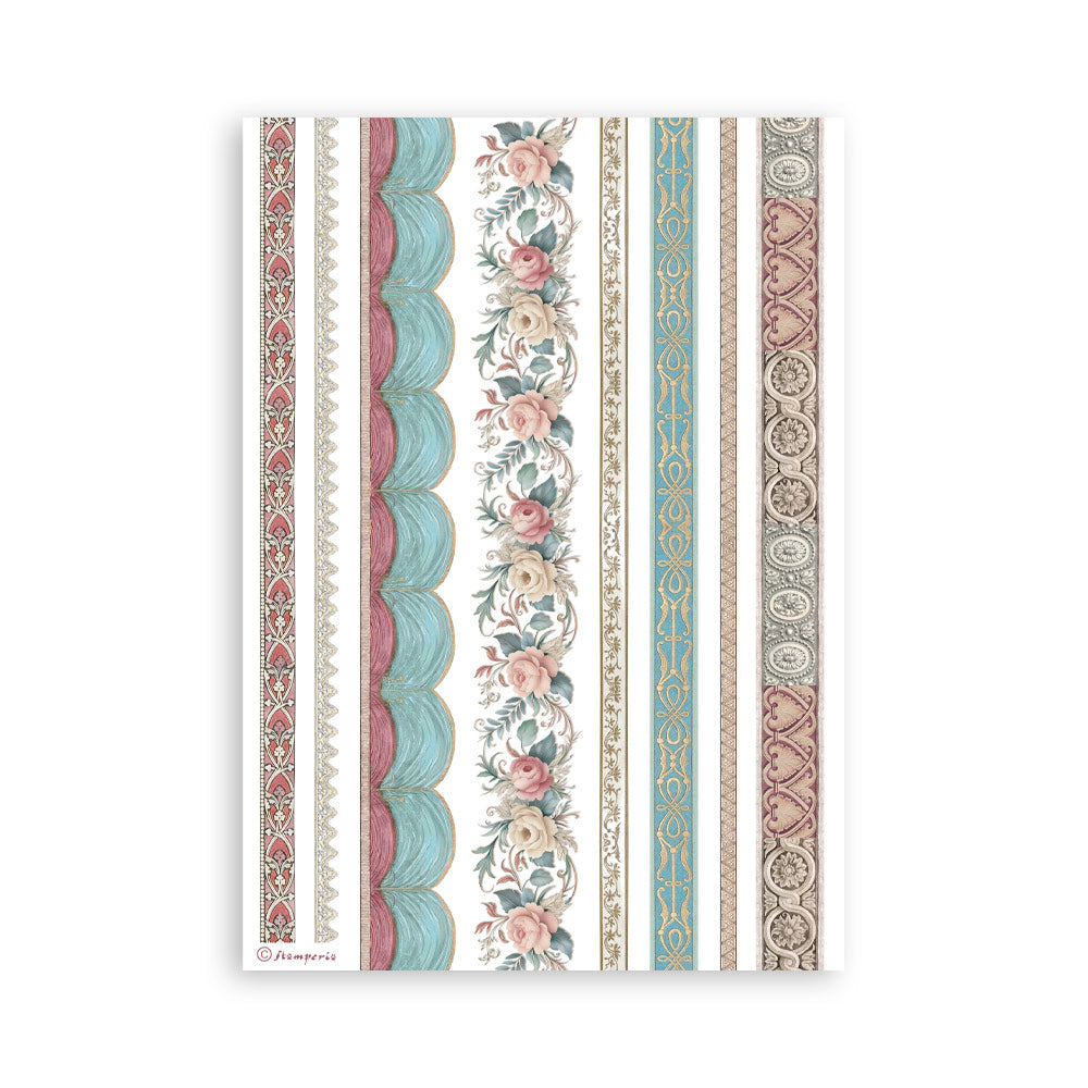 STAMPERIA ADHESIVE WASHI TAPE 8 SHEET PACK - VENICE CITY OF ART