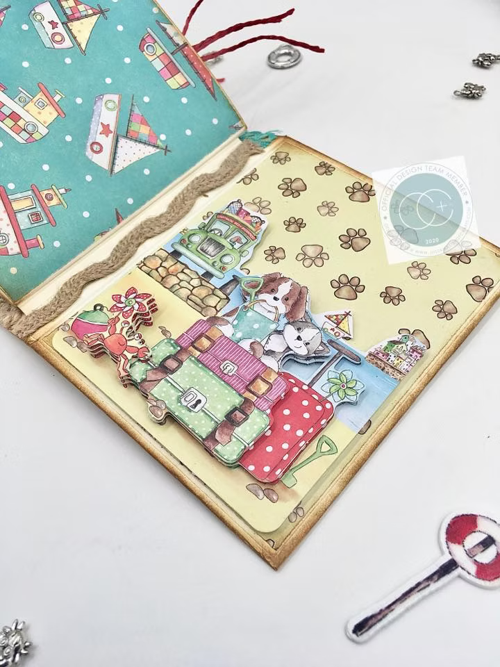 'SANDY PAWS' MINI CARDMAKING PACK