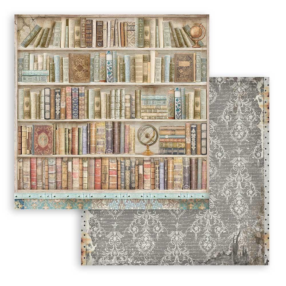 STAMPERIA DOUBLE SIDED 10 PAGE 12" X 12" BACKGROUND SELECTION PAPER PAD - LADY VAGABOND