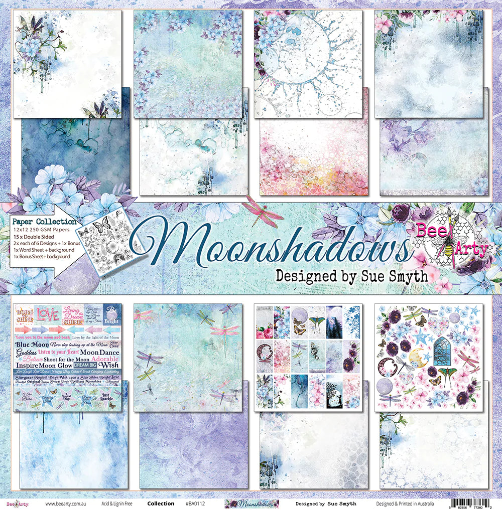 MOONSHADOWS 12" X 12" COLLECTION PACK - BEE ARTY