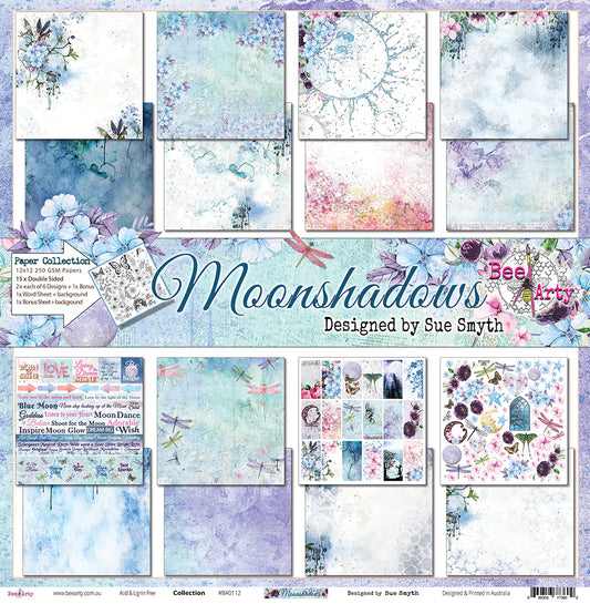 MOONSHADOWS 12" X 12" COLLECTION PACK - BEE ARTY