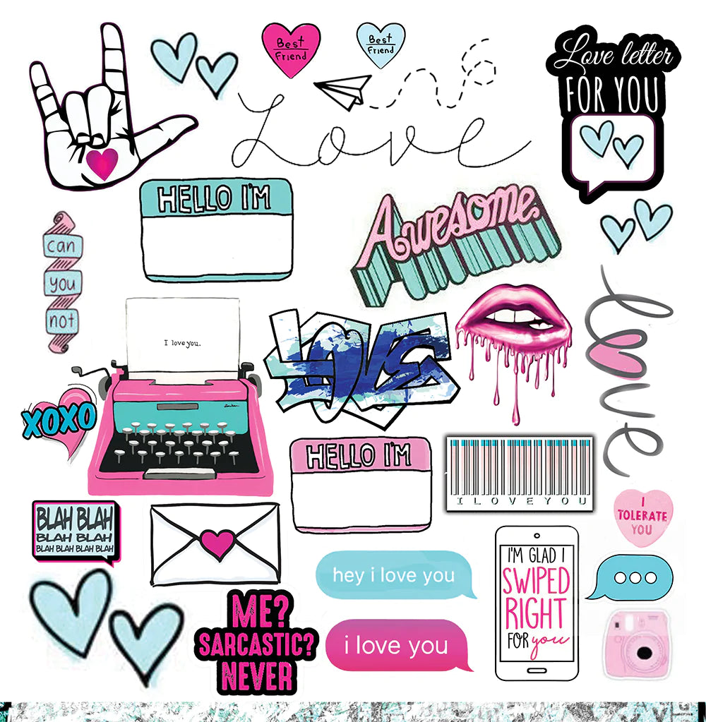 CHIT CHAT 12" X 12" COLLECTION PACK - BEE ARTY