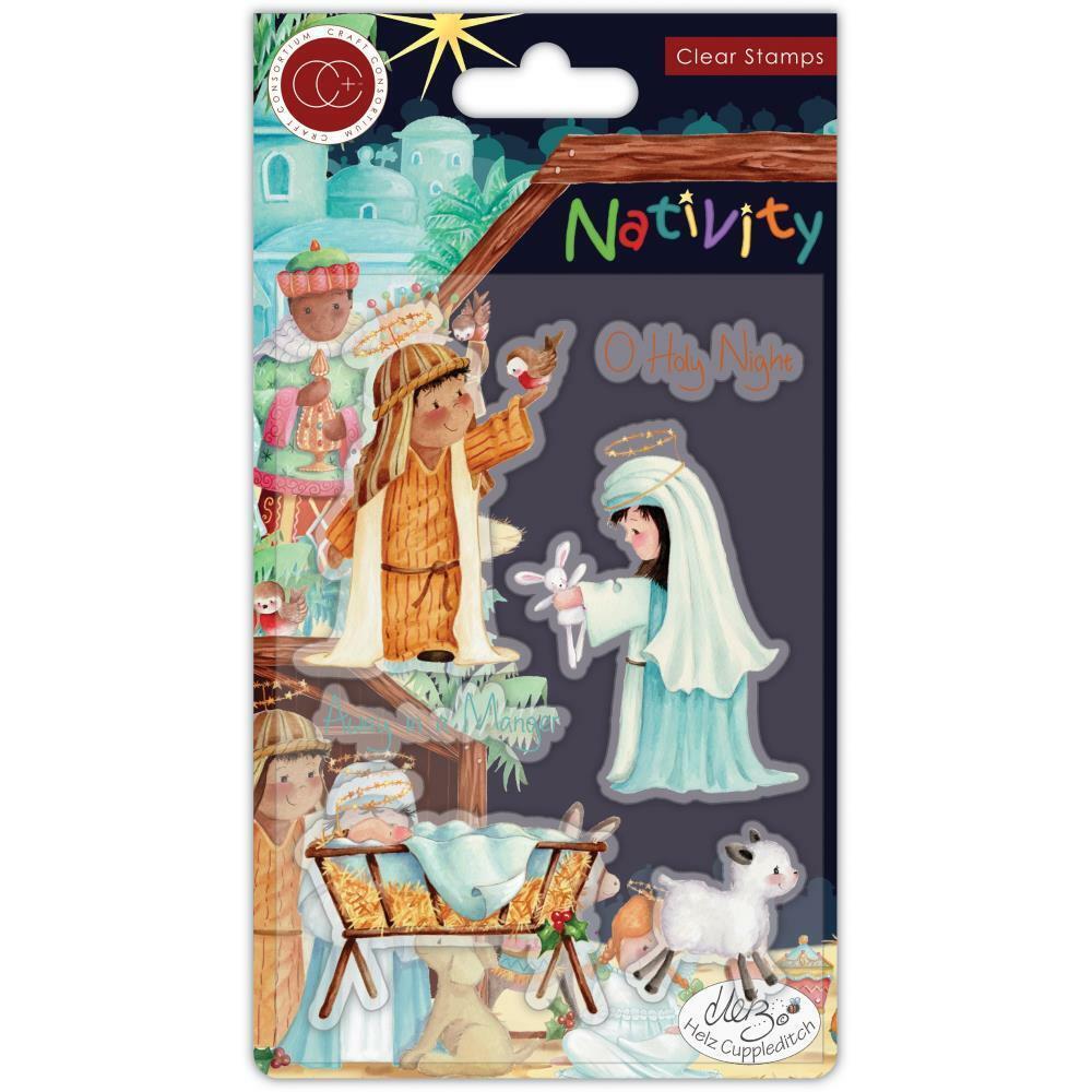 NATIVITY CLEAR STAMP SET BY CRAFT CONSORTIUM