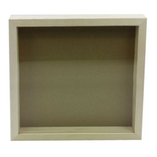 WOOD MEMORY BOX TO FIT 12" X 12" (30CM X 30CM)