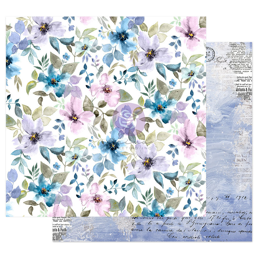 WATERCOLOR FLORAL 6" X 6" MINI SET OF PAPERS - PRIMA MARKETING