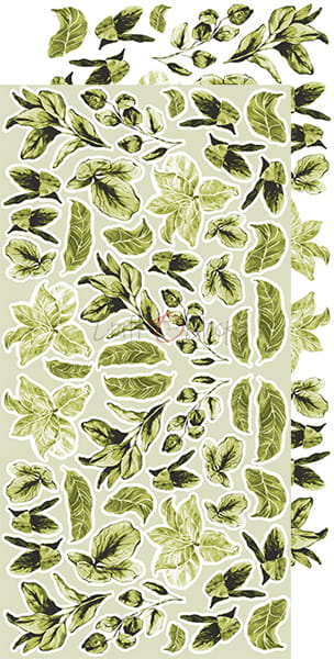 BASIC LEAVES SET#4 - BIG LEAVES - SET BY CRAFT O'CLOCK