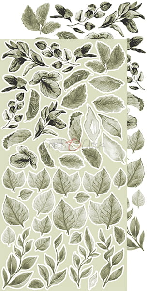 BASIC LEAVES SET#4 - BIG LEAVES - SET BY CRAFT O'CLOCK