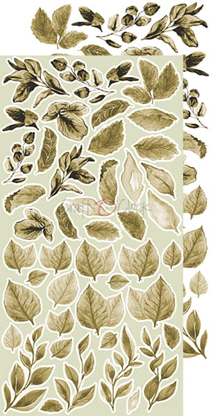BASIC LEAVES SET#4 - BIG LEAVES - SET BY CRAFT O'CLOCK