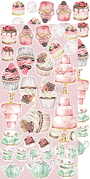 CHARMING EXTRAS - SWEETS EXTRAS SET BY CRAFT O'CLOCK