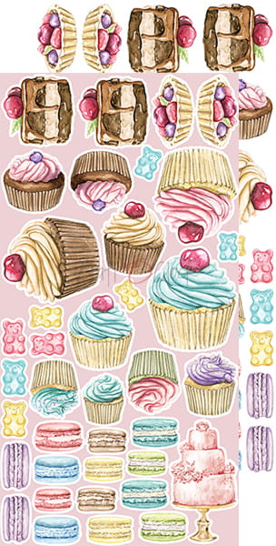 CHARMING EXTRAS - SWEETS EXTRAS SET BY CRAFT O'CLOCK