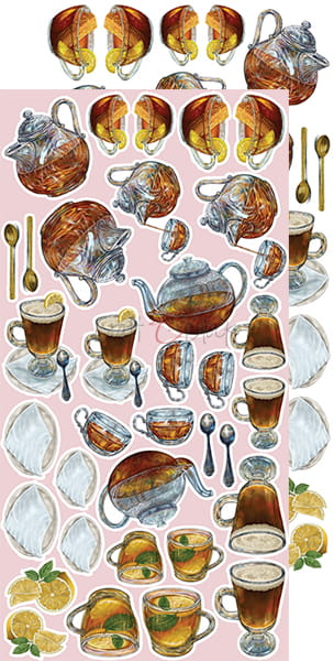CHARMING EXTRAS - SWEETS EXTRAS SET BY CRAFT O'CLOCK