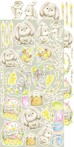 CHARMING EXTRAS SPRING/EASTER EXTRAS SET BY CRAFT O'CLOCK