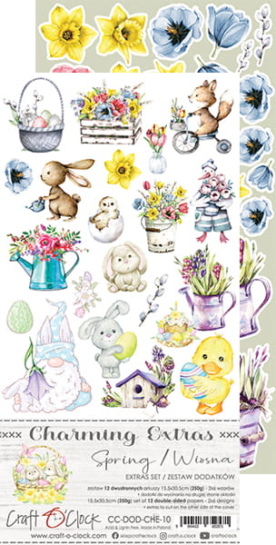 CHARMING EXTRAS SPRING/EASTER EXTRAS SET BY CRAFT O'CLOCK