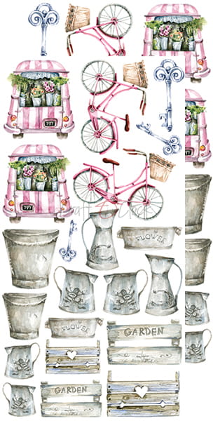 SUMMER FLOWERS EXTRAS SET BY CRAFT O'CLOCK