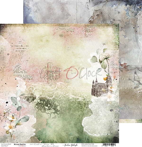 LOST IN TIME 12" X 12" SET OF PAPERS - CRAFT O'CLOCK