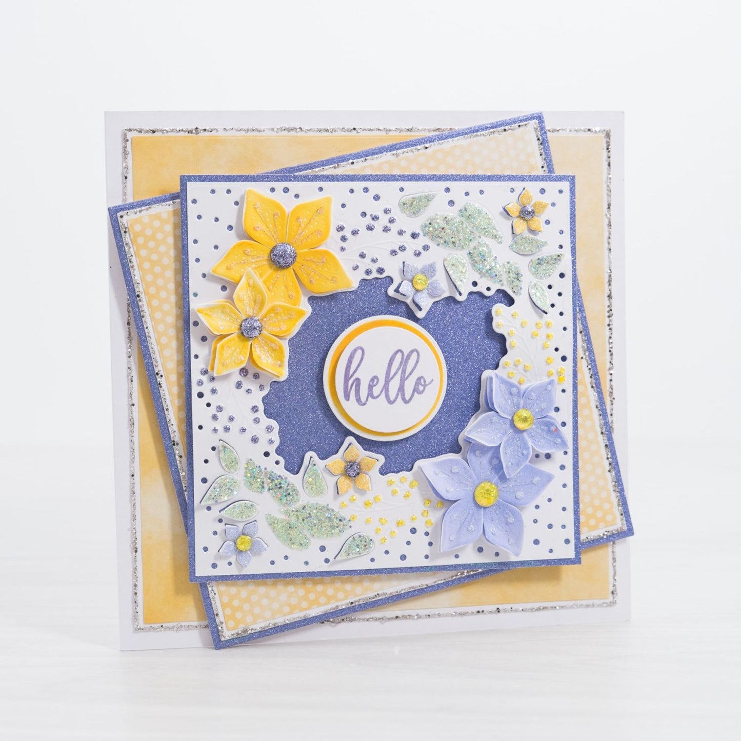 CHLOES CREATIVE CARDS 3D CUT & EMBOSS FOLDER - FLORAL CASCADE