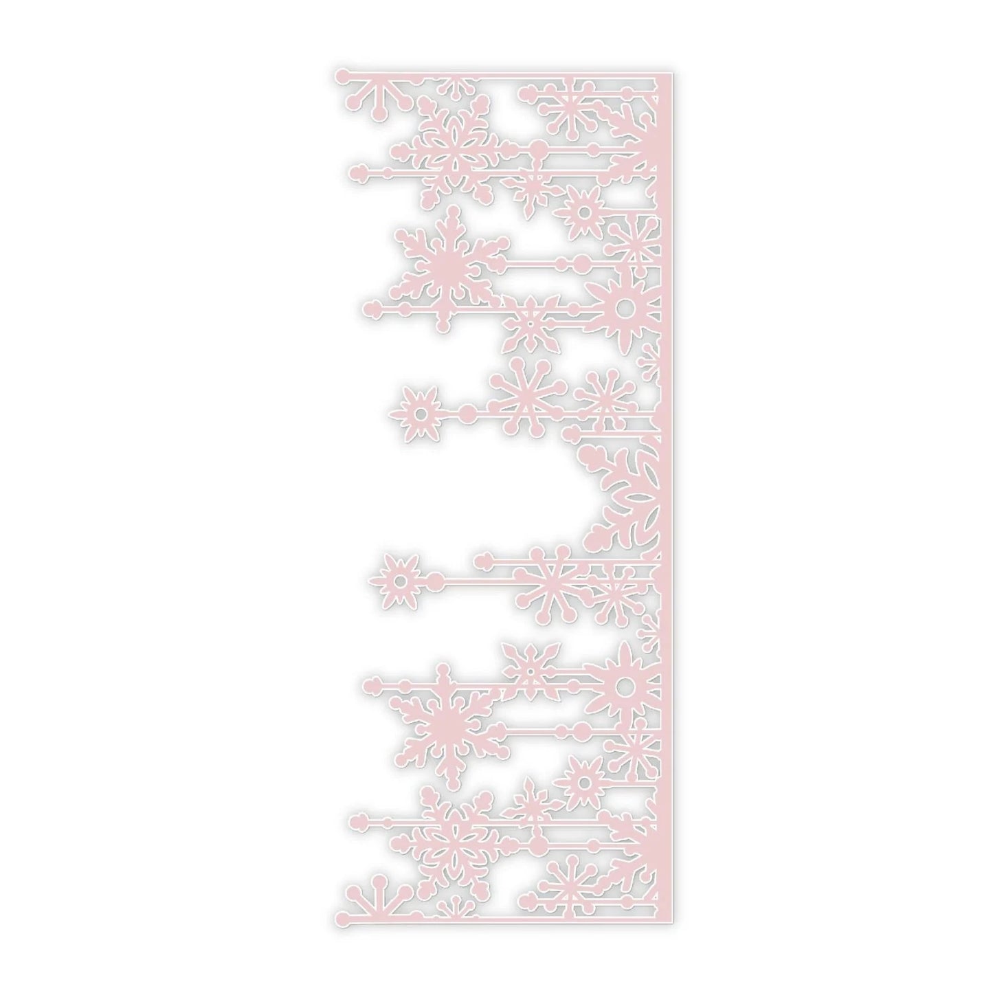 CHLOES CREATIVE CARDS METAL DIE - CRYSTAL SNOWFLAKE BORDER