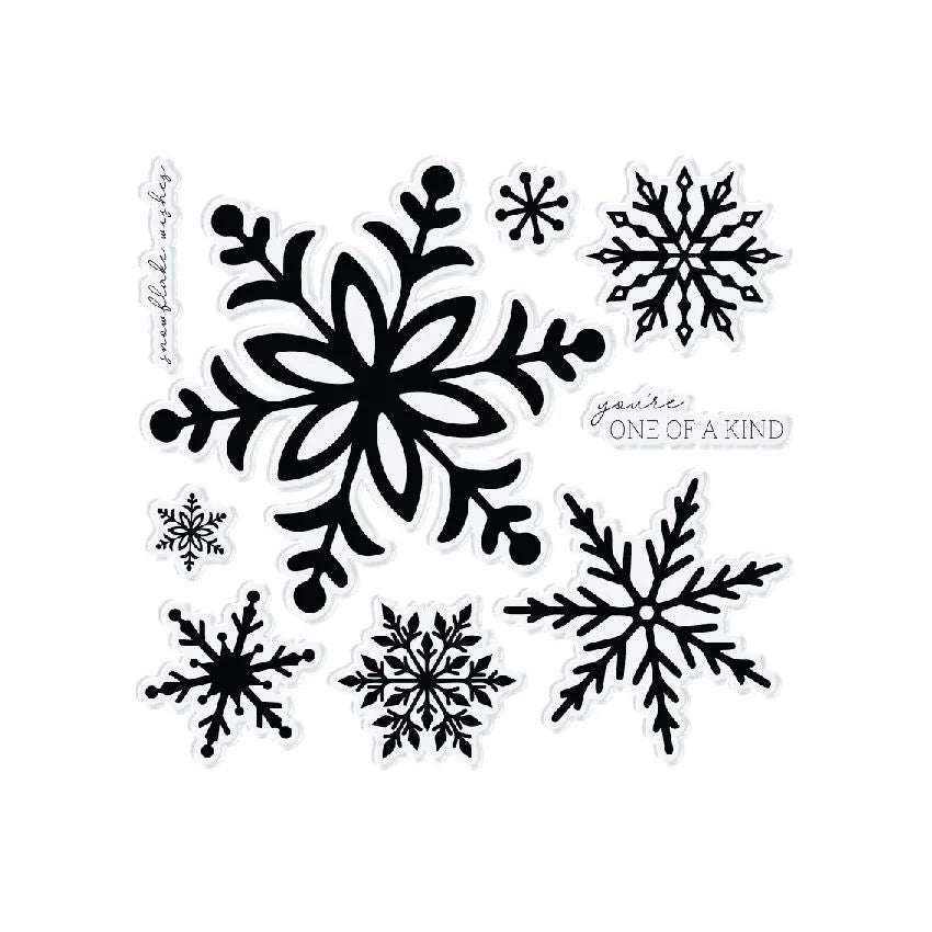 CHLOES CREATIVE CARDS DIE & STAMP SET - GRANDE SNOWFLAKES
