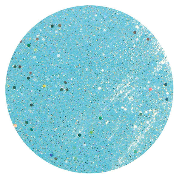 COUTURE CREATIONS PASTELS EMBOSSING POWDER - PASTEL BLUE WITH HOLOGRAPHIC SILVER GLITTERS